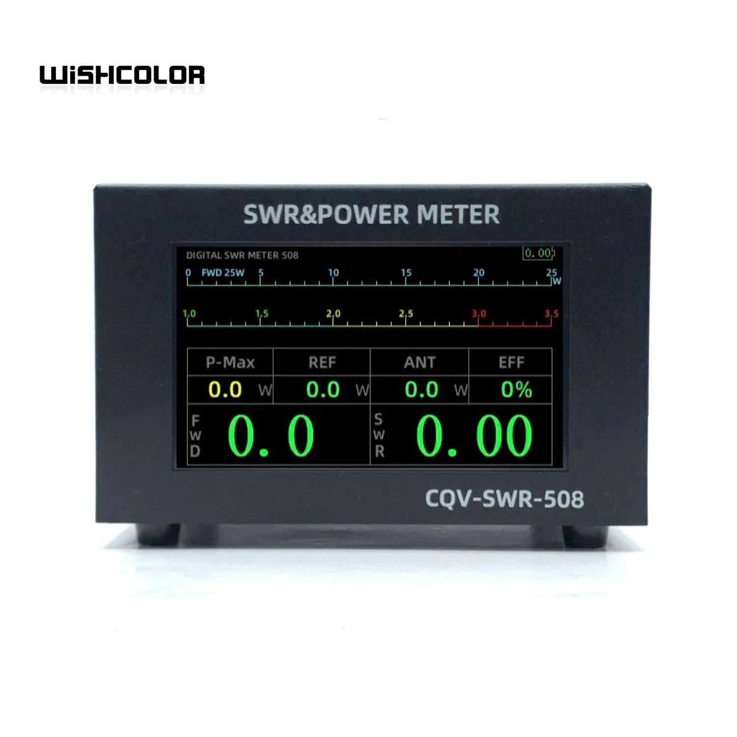 Wishcolor CQV-SWR-508 1.8-54MHz 200W SWR   跮  PWR SWR 跮, 4.3 ġ ÷ ġ ũ